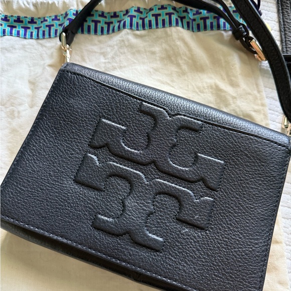 Tory Burch Black Crossbody Bag with Gold Accents - Picture 3 of 9